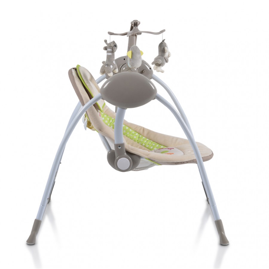 Ηλεκτρικό Βρεφικό Ρηλάξ-Κούνια Cangaroo Baby Swing+ Plus Cappuccino (3800146247416)