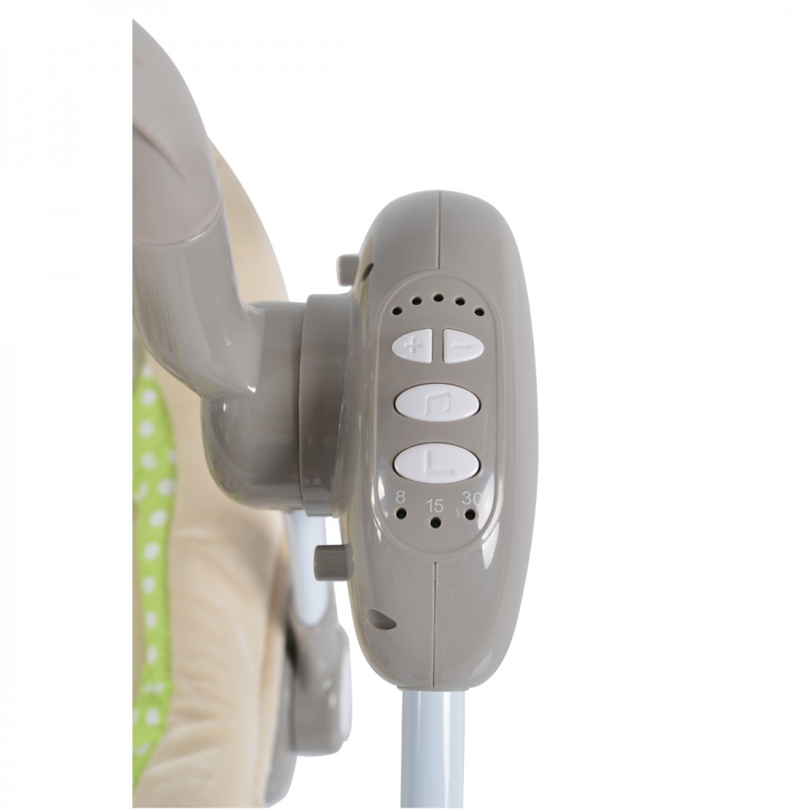 Ηλεκτρικό Βρεφικό Ρηλάξ-Κούνια Cangaroo Baby Swing+ Plus Cappuccino (3800146247416)