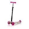 Lorelli Bertoni Scooter Rapid Pink Flowers (10390040001)